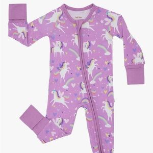 NWT Little Sleepies Lavender Unicorn PJs